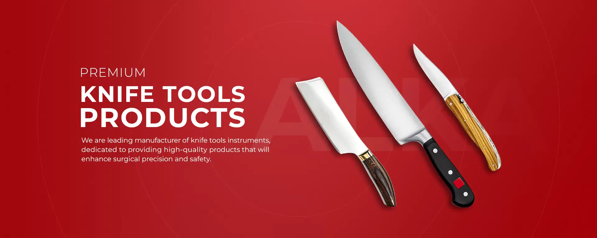 Hunting, survival and kitchen knives manufactured in Sialkot