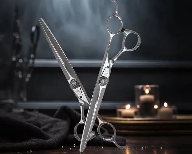 Professional beauty instruments including cuticle scissors and nail nippers